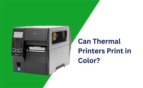 Can Thermal Printers Print Color? An Examination of the Possibilities