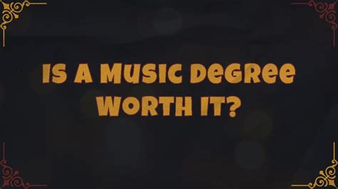 Is a Music Degree Worth It? A Multi-Perspective Analysis